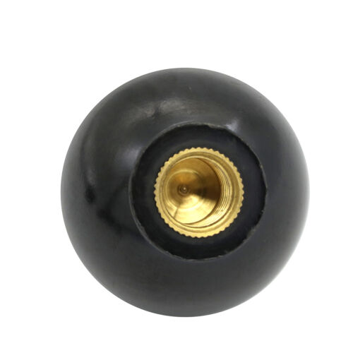 Black plastic M4//M5//M6//M8//M10//M12 thread ball shaped head clamping nuts knob 9H