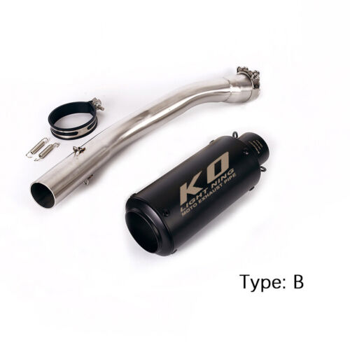 For 1998-2005 Yamaha R6 YZF-R6 Motorcycle Exhaust Pipe Slip On 51mm Muffler Pipe 