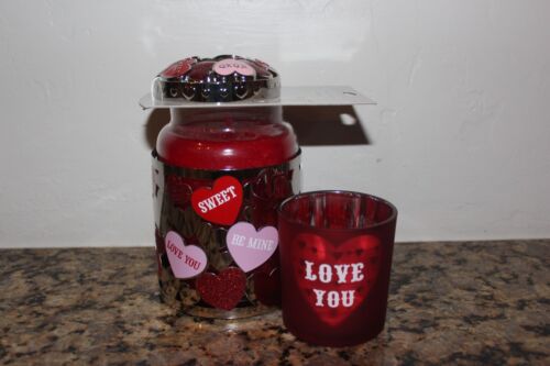 Yankee Candle Candy Hearts Illuma Lid /& Holders~New 2020~Valentine/'s Day~