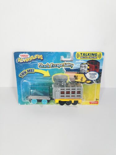 Thomas /& Friends Adventures Talking Shark Escape Salty Metal Engine Fisher-price