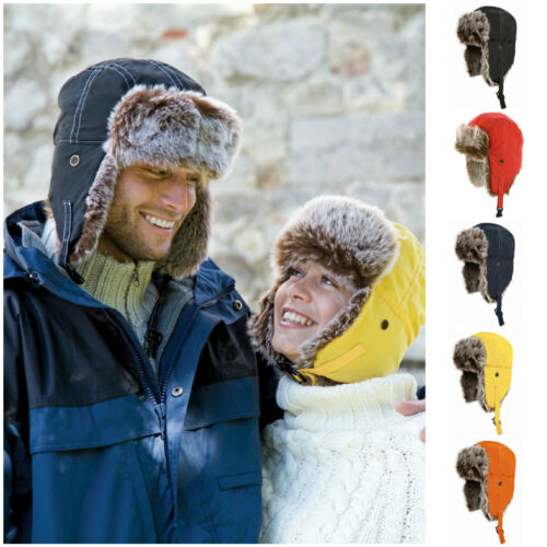 New Winter Women Men Earflap Warm Trapper Trooper Cap Russian Ski Hat SL92