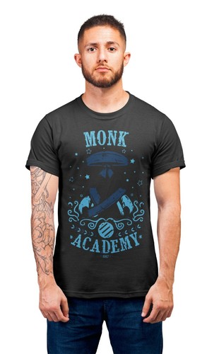 Monk Academy Final Fantasy RPG D/&D Gaming T-Shirt Adults Unisex T-Shirts