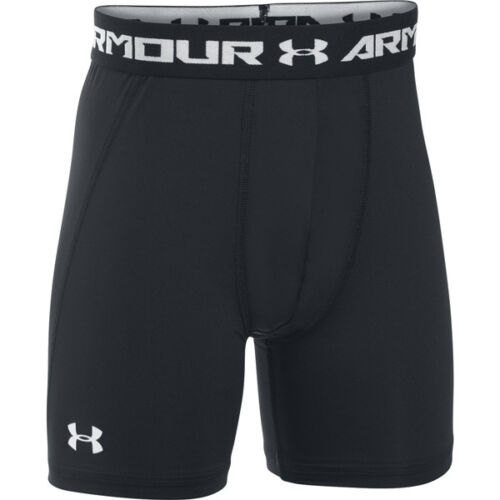 Under Armour Heatgear mid Boys short breve niños pantalones Black 1253817-001 Shorts