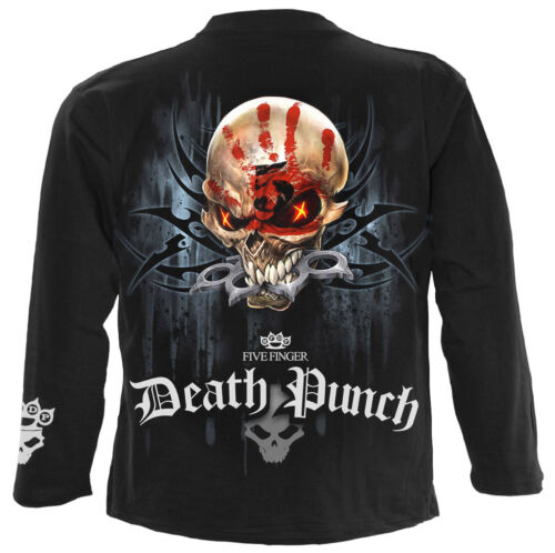 Spiral Direct 5FDP Game Over Langarm T-Shirt Lizenziert Fünf Finger Death Punch