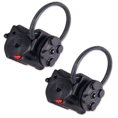 2 Micro Mini Fishing Bite Alarms Batteries Lineaeffe Clip On Any Carp Sea Rods