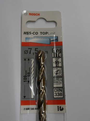 Edelstahl Bohrer Bosch HSS CO 2,0-13,0mm