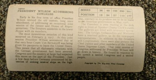 World War One Photograph WW1 Keystone Stereoscope Card Wilson Address Congress 