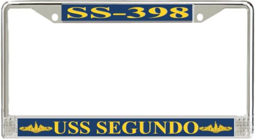 American Made Veteran Approved! USS Segundo SS-398 Officer License Frame