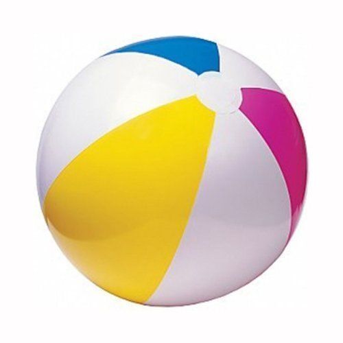 Inflatable Beach Ball 16/" 20/" 24/" Blowup Panel Holiday Party Swimming Garden Toy