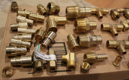 Details about  / LOT of 50 pieces Brass PEX Fittings Random parts and sizes Uponor Wirsbo