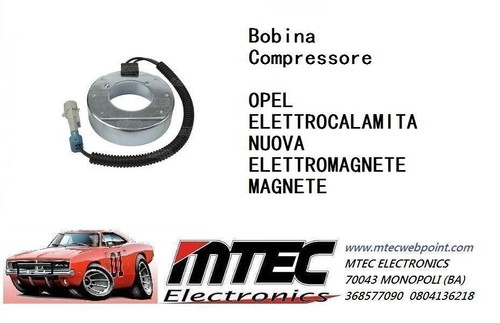 Bobina Compressore OPEL ASTRA CORSA ELETTROCALAMITA NEW ELETTROMAGNETE MAGNETE