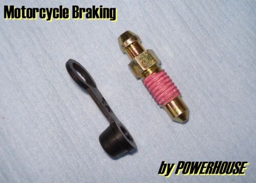 Brake caliper M8x1.25mm easy-bleed screw nipple Suzuki Yamaha Honda Nissin