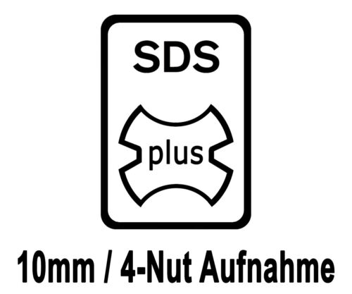 SDS-Plus Béton Perceuse 13 mm x 350 mm QUADRO Perceuse Marteau Perceuse Foret de maçonnerie