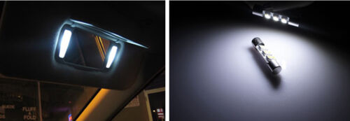 4 Pcs Xenon White Vanity Sun visor  LED light Bulbs for Infiniti FX 35 FX 45