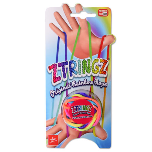Ztringz Fadenspiel Fingertwist Fingerspiel Rainbow Rope Mädchen Geschenk 