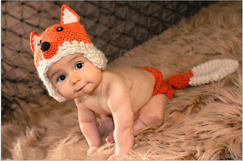 Newborn Baby Girls Boys Crochet Knit Costume Photo Photography Prop Outfit
