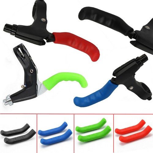 1 pair Bike Bicycle Brake Lever Cover Multicolor Bike Handle Sleeve Accessories