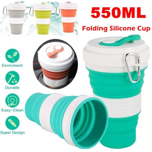 Supplies Collapsible Silicone Cup Coffee Cups Drinking Mug Kitchen & Dining