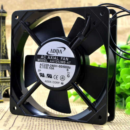 For 1 PCS ADDA Fan AA1252MB-AT AC 220V 12CM 12025 0.11A 2 Wire