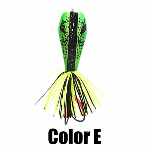 Details about   ABS Plastic Artificial Bass Bait Hard Fishing Lures Nakehead Cicada Frog 
