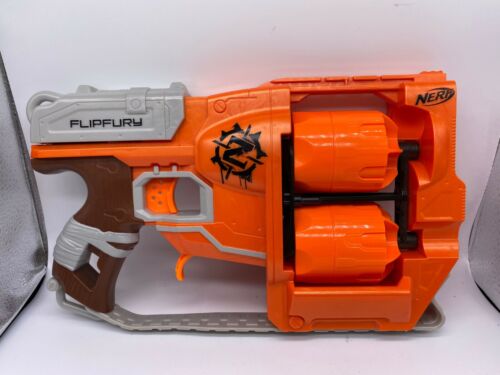 Works Great! Flipfury Blaster A9603 Nerf Zombie Strike