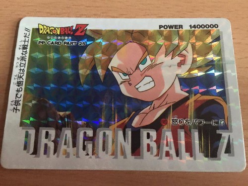 hard Dragonball z card dbz pp card part 25 #1083 prism version 1994 amada