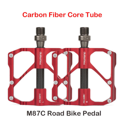 PROMEND Sealed Bearing MTB Road Bike Pedal 9//16/'/' Flat Aluminum Bicycle Pedals