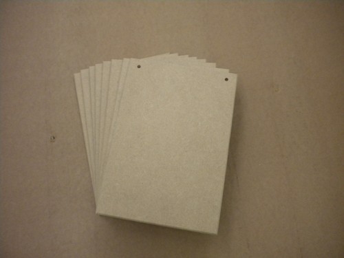 Wooden MDF Blank Plaques or Signs,With or Without Holes,Size A4 or A5 x 6mm