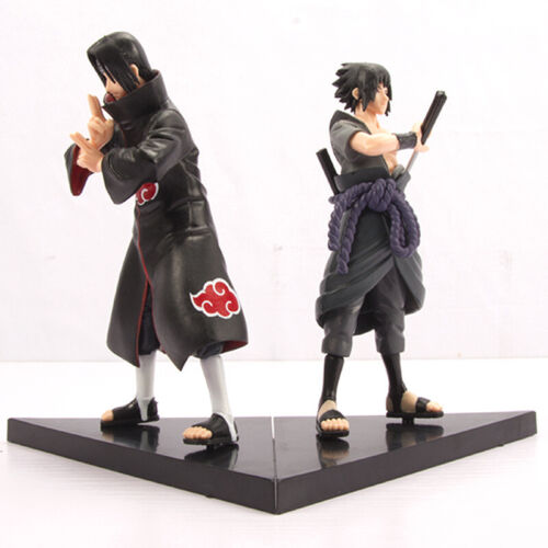 Naruto Sasuke Uchiha & Itachi Uchiha 2 pcs 6" Action Figures Set Toys 