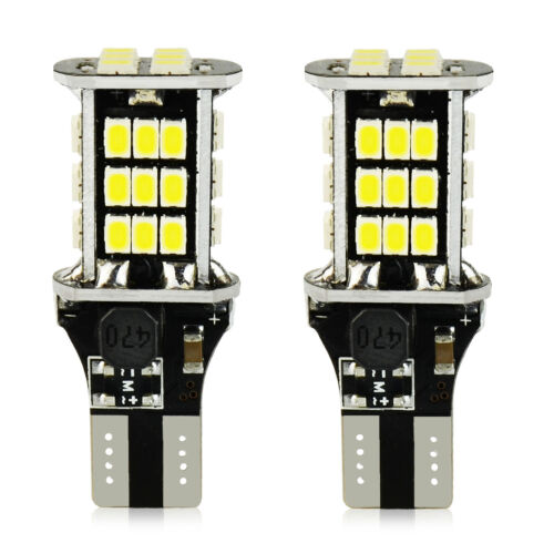 JDM ASTAR 2x 6000K White LED Back Up Reverse Light Bulbs 30-SMD Lamp T10 921 194