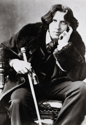 Poet /& Playwright Writer Oscar Wilde Poster Author