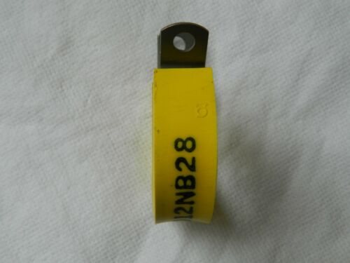 1R10C Yellow 33mm Diam P-Clips 5 x Aircraft Rubber Cushioned Pipe Clamps