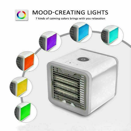 Portable Mini Air Conditioner Cool Cooling For Bedroom Artic Cooler Fan US#