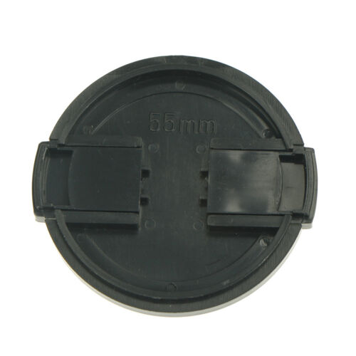 Cámara SLR 55mm plástico Snap en cubierta de tapa frontal del objetivo para SLR D DV Leica Son ^ dm