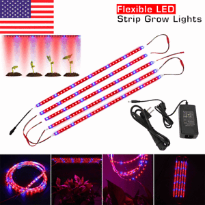 5pcs 0.5M LED Grow Light Strip Full Spectrum Strip For Indoor Plant Growing Lamp