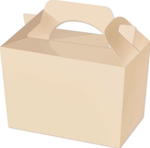 Ivory Plain Food Boxes Loot Favours Perfect for Parties Gifts Food