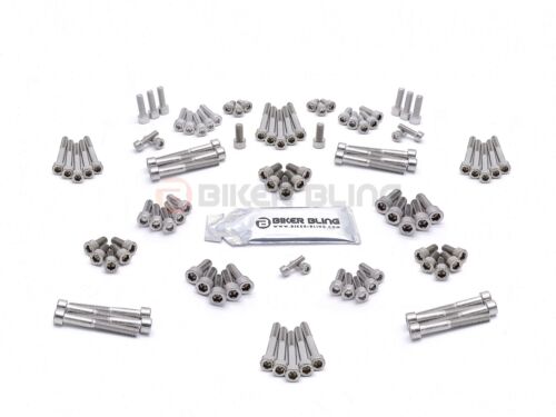 Honda CB500R 2002 stainless steel engine casing cover case motorcycle bolts kit