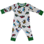 Boys Tractor Skinny Fit//Long-John Style 100/% Soft Jersey Cotton Pyjamas//Pajama