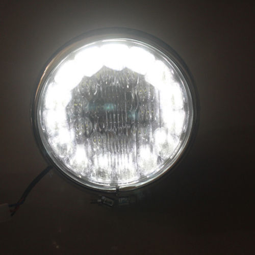 High Low Beam 5/" LED Headlight Lamp Motorcycle For Harley Honda Yamaha Kawasaki