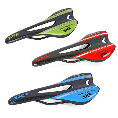 Mountain Bike Saddles Carbon Fiber 3K Racing Saddle MTB Seat Bicycle Cushion