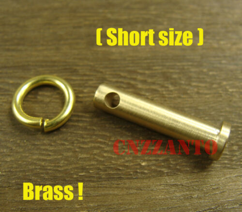 Brass Pin S size Key chain ring for Paracord lanyard bead zipper pull H440S 