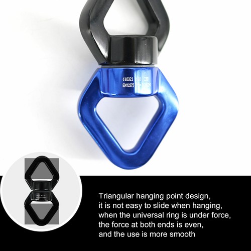 30KN Rotational Device Rope Swivel for Aerial Silks Dance Hammock Climbing Utili 30KN Rotational Device Rope Swivel for Aerial Silks Dance Hammock Climbing Utili