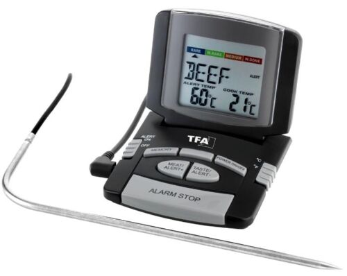 Digital Roasting Thermometer Küchen-thermo-timer Tfa 14.1502 Probe Thermometer