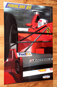 1999 Tomb Raider The Last Revelation Formula One 99 Dreamcast PS1 vintage Poster