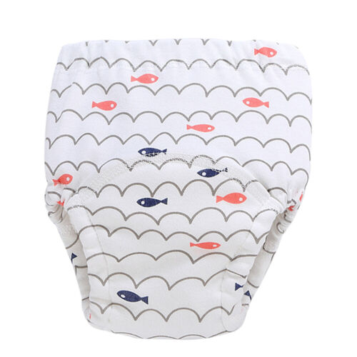 Baby Training Pants Reusable Washable Gauze Diaper Nappy Training Underwear