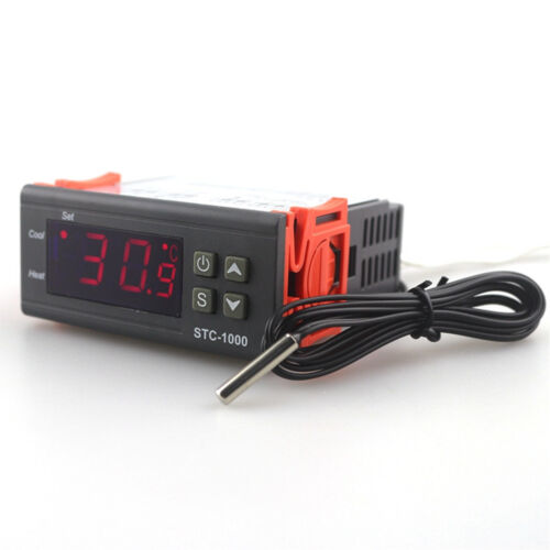 10A 110V Digital Temperature Controller Temp Sensor Thermostat Control Relay