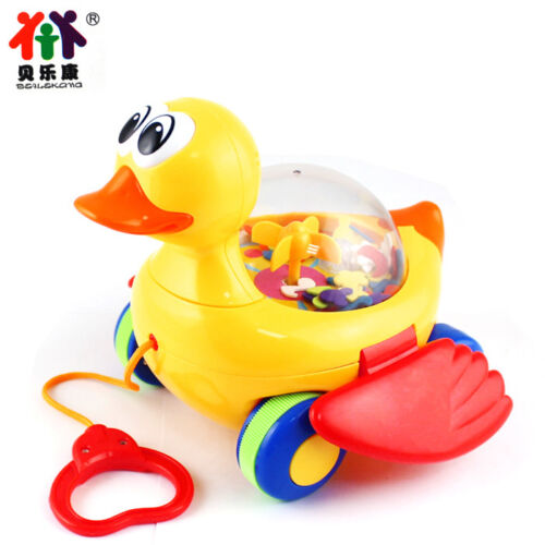 Nachzieh Ente Kleinkindspielzeug Nachziehspielzeug Funny Duck NEU OVP mit Musik2 