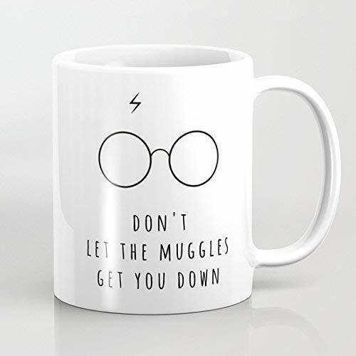Don't Let The Muggles Get You Down Ceramic Coffee Mug Gift For Friend 11oz Mug 