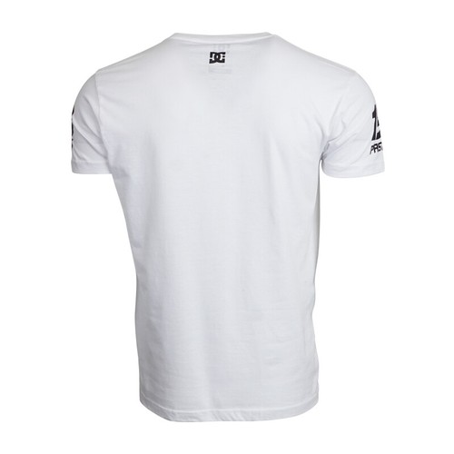 Dc Shoes Rallye Équipe USA 199 Pastrana 43 Ken Bloc Hommes T-Shirt Blanc