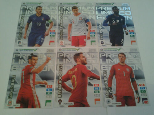 Panini ADRENALYN XL Camino A Euro 2020 Cartas Raras Edición Limitada